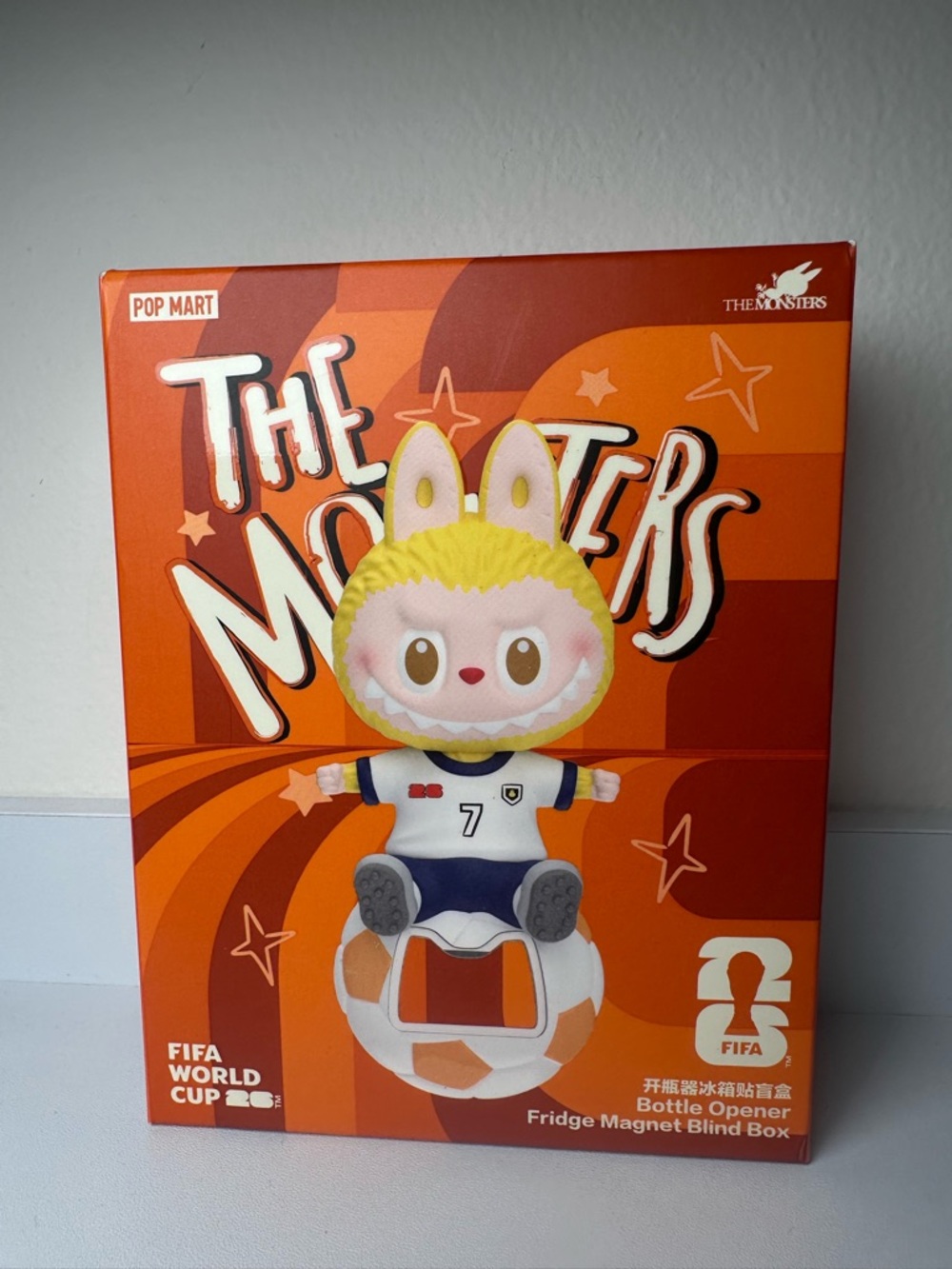 The Monsters Fifa World Cup Bottle Opener Fridge Magnet Blind Box